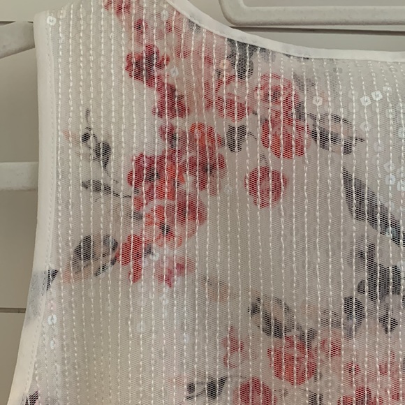 White House Black Market Sequin Overlay Tank - Picture 5 of 6